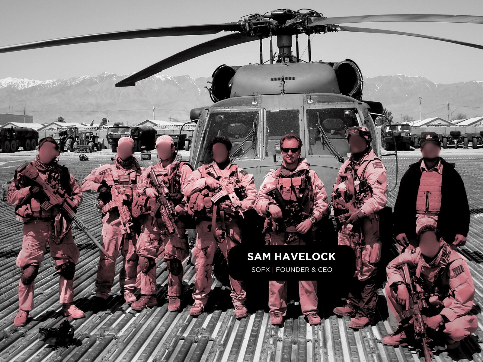 SOFX founder Sam Havelock with his Special Operations team